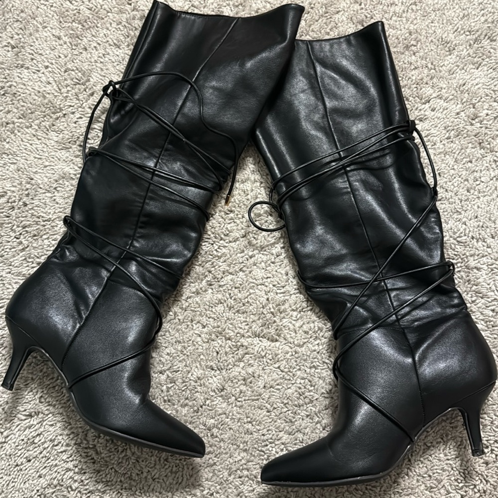 Woman Black heel boots